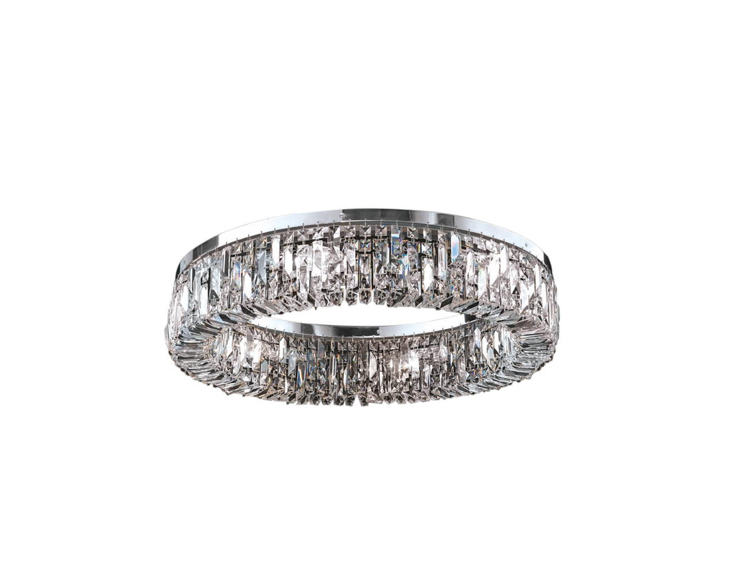 Lampa wisząca Orion Ring DLU E14x6, kolor srebrny, materiał stal szlachetna
